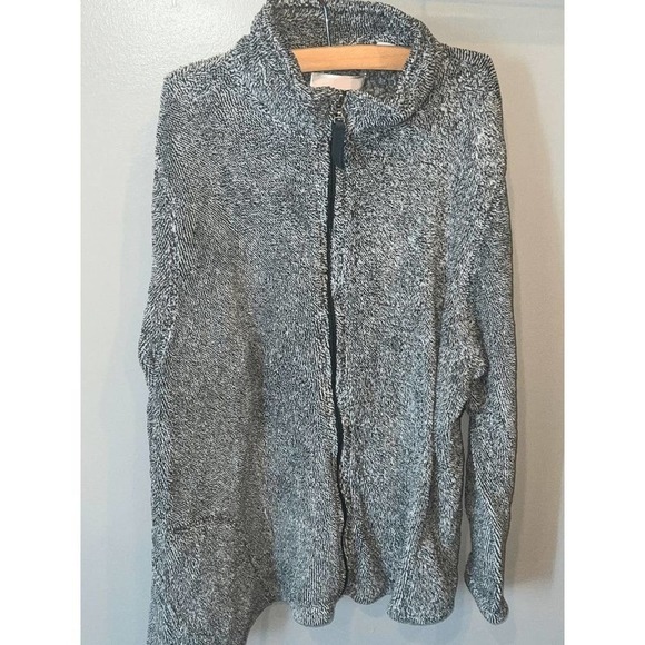 Stan Herman Full Zip Grey Sweater Fleece - Size XL‎ - Picture 2 of 4